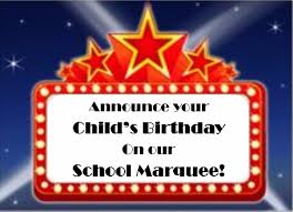 Birthday Announcement